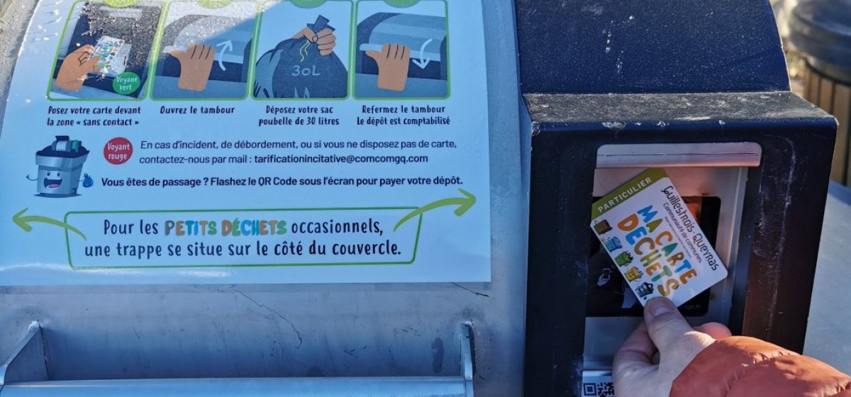 Distribution des cartes déchets