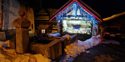 Bénédiction de la crèche au four banal du hameau du Fournet