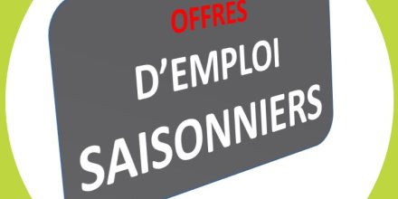 Offre d'emploi saisonnier