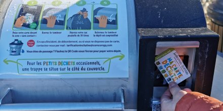 Distribution des cartes déchets